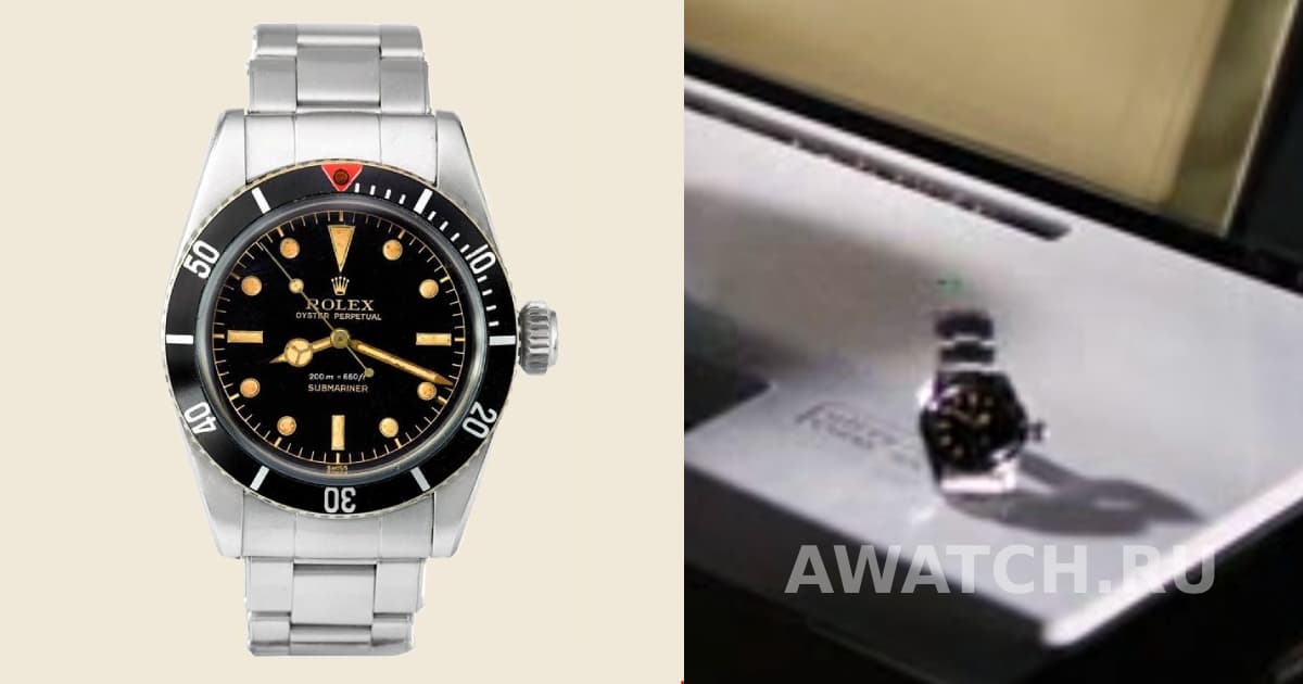 Rolex Submariner Ref. 6358 в бондиане 1969 года