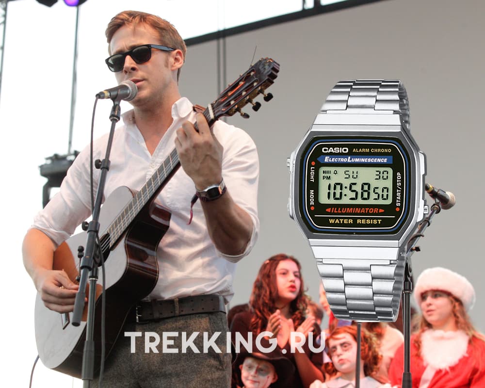 Часы Casio Райана Гослинга в обычной жизни