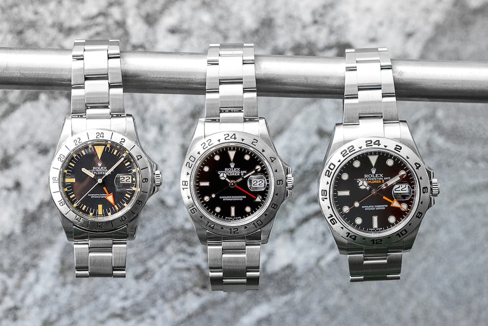 Эволюция Rolex Explorer II